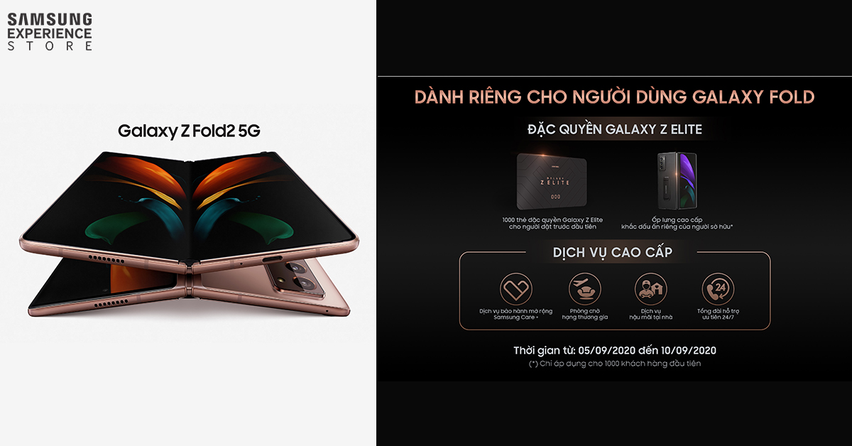 Samsung Galaxy Z Fold2 chính thức ra mắt tại Việt Nam: Định hình tương lai công nghệ với điện thoại gập thế hệ mới