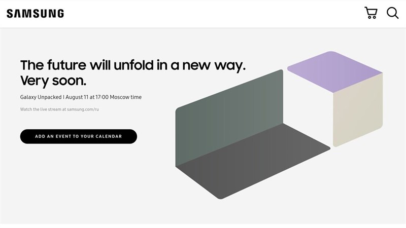 Samsung vô tình xác nhận thời gian diễn ra sự kiện Galaxy UNPACKED