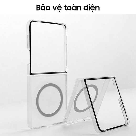 Ốp lưng trong suốt Magnet Galaxy Z Flip7