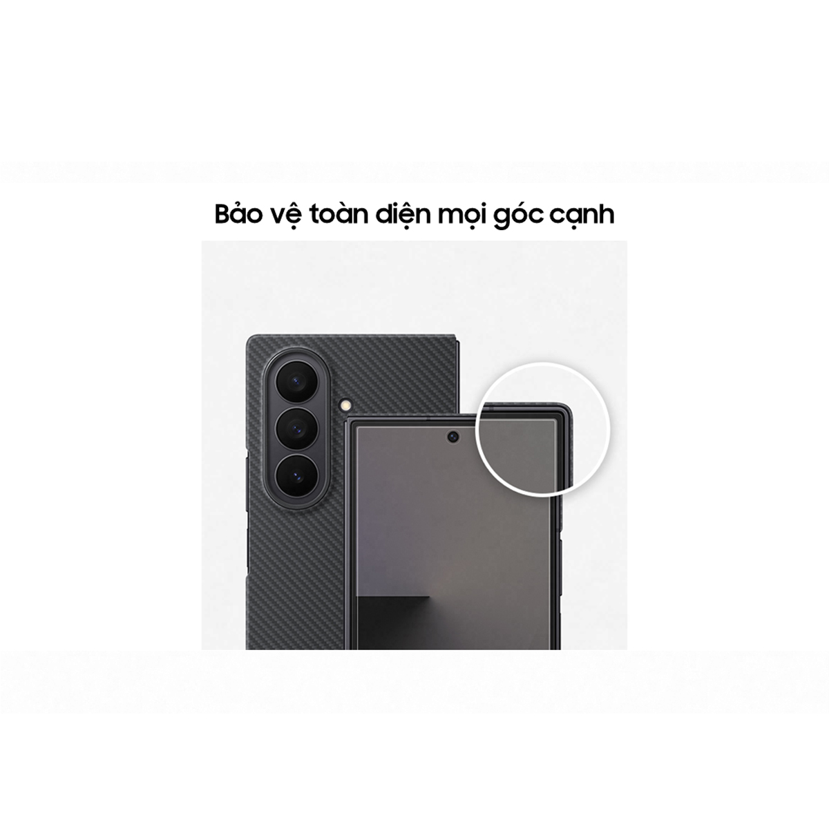 Ốp lưng Carbon Shield Galaxy Z Fold7
